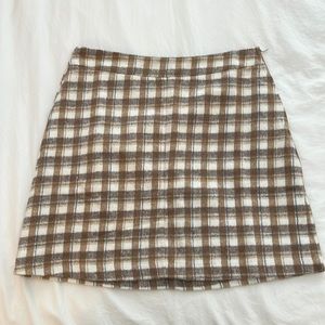 Lulus Plaid Skirt
